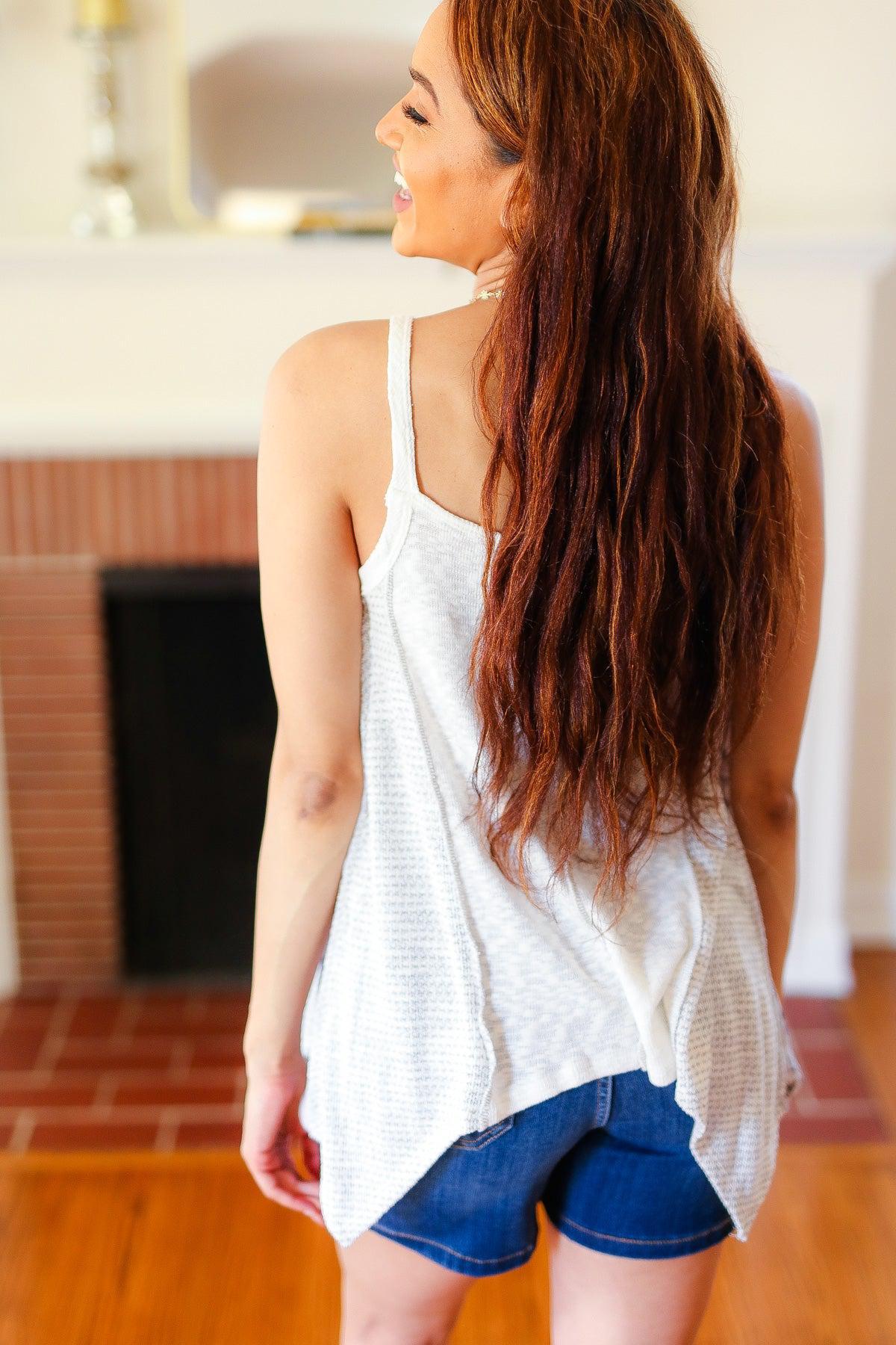 Boho Patchwork Print Halter Tank-Evelyns Fashion