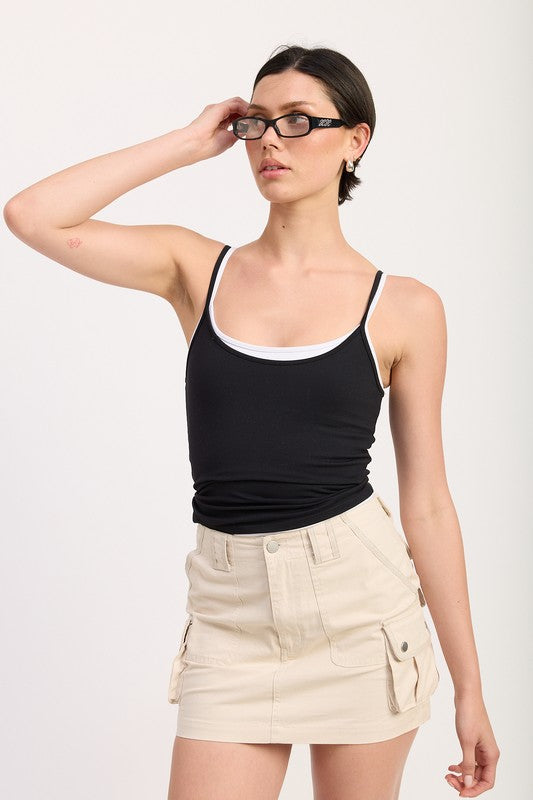 CARGO MINI SKIRT-Cargo Mini Skirt-Evelyns Fashion
