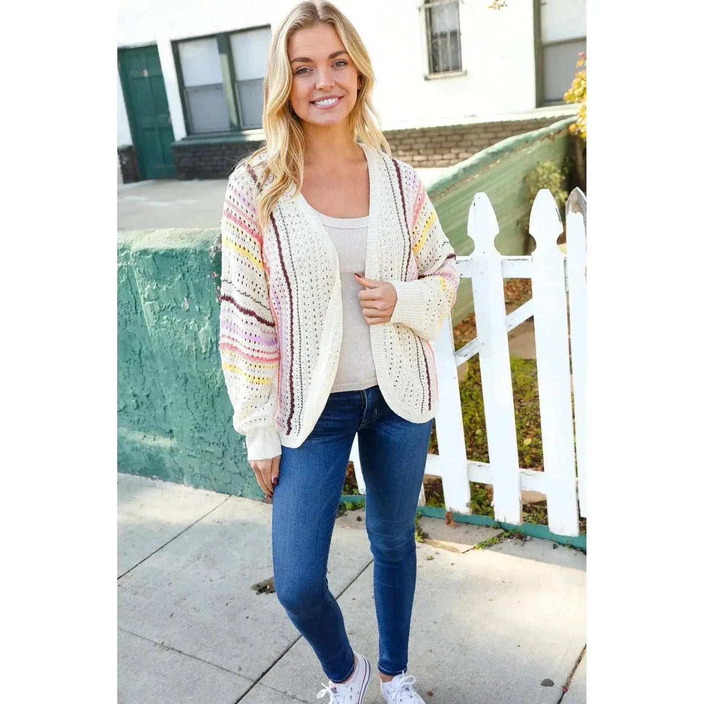Dolman Sleeve Cardigan-Evelyns Fashion