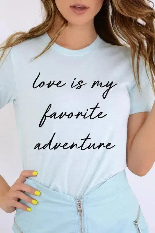 Graphic Tee for Women-Evelyns Fashion