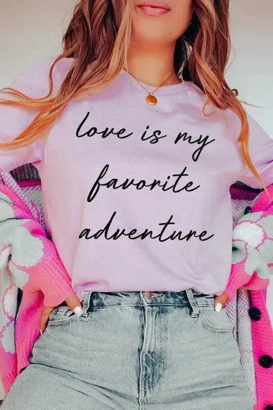 Graphic Tee for Women-Evelyns Fashion