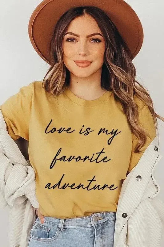 Graphic Tee for Women-Evelyns Fashion