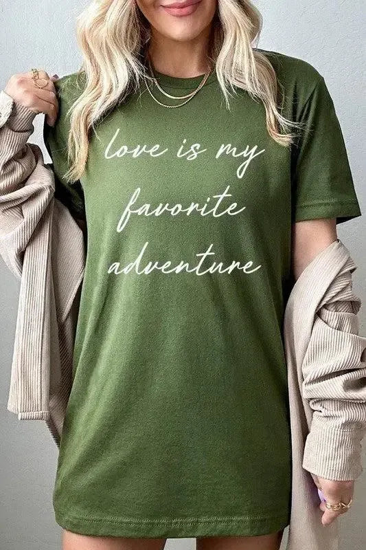 Graphic Tee for Women-Evelyns Fashion