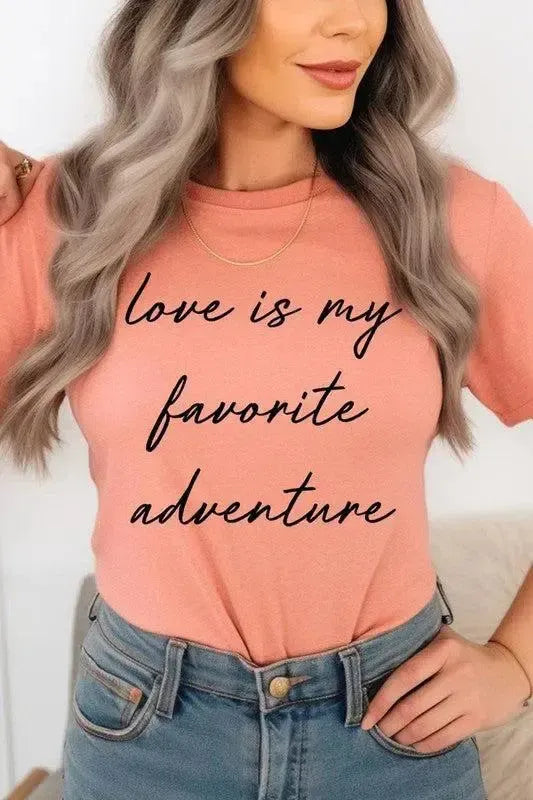 Graphic Tee for Women-Evelyns Fashion