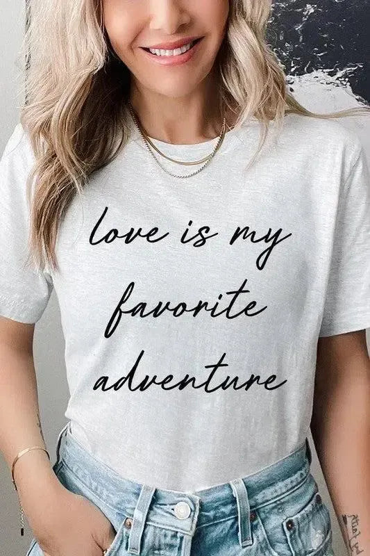 Graphic Tee for Women-Evelyns Fashion