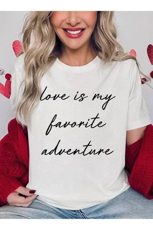 Graphic Tee for Women-Evelyns Fashion
