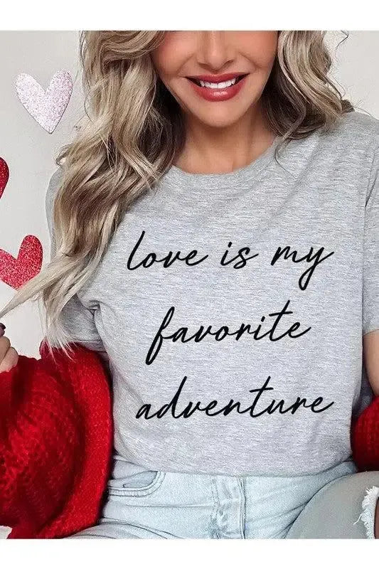 Graphic Tee for Women-Evelyns Fashion