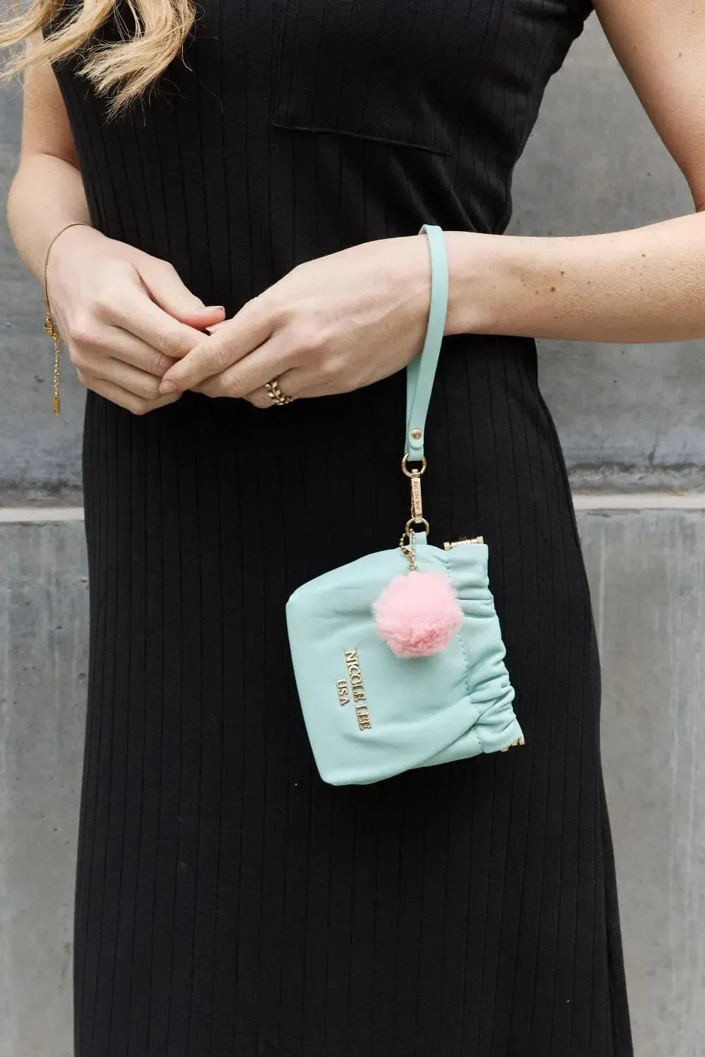 Sleek and Functional: Premium Leather Pouch-handbags-Evelyns Fashion