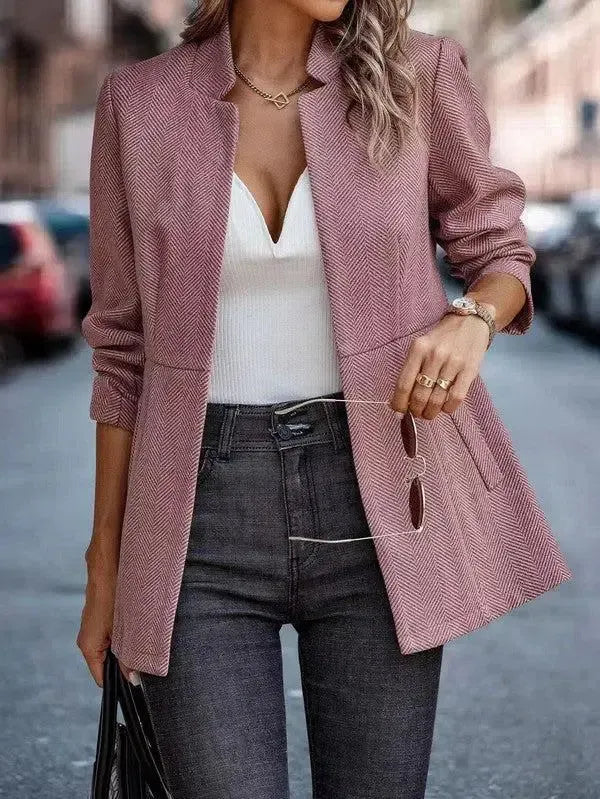 Timeless Elegance: Miss Sparkling Blazer Jacket-Evelyns Fashion
