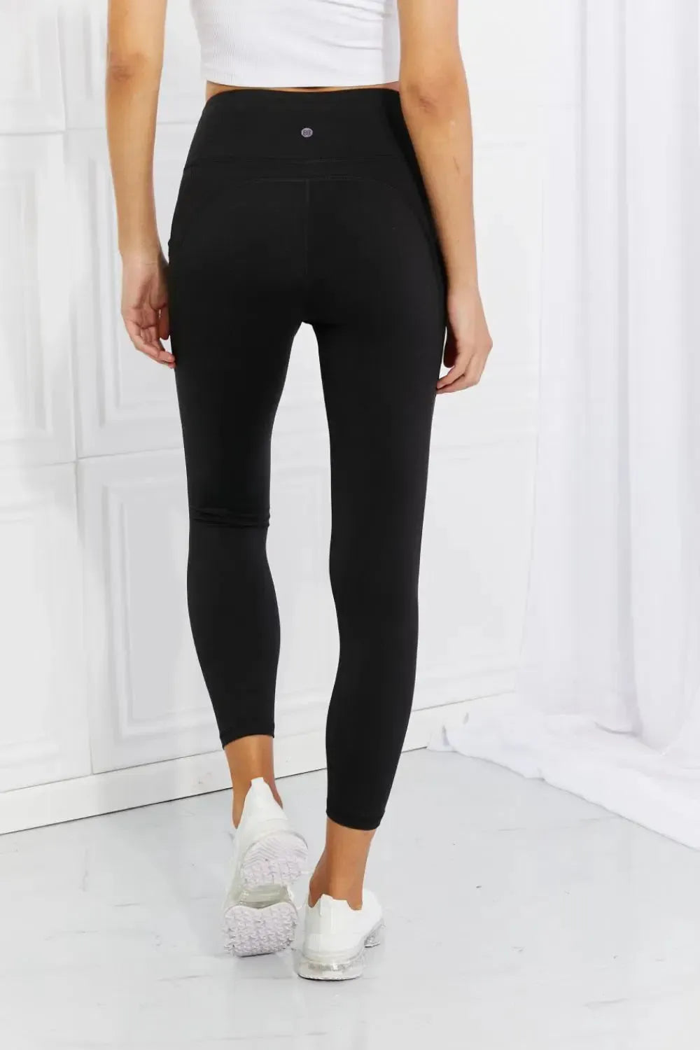Be Seen & Stay Stylish: Reflective Dot Leggings-leggins-Evelyns Fashion