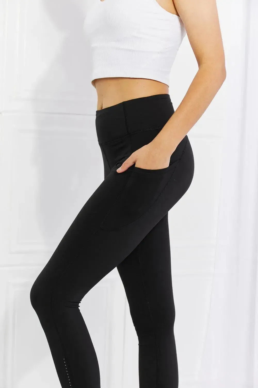 Be Seen & Stay Stylish: Reflective Dot Leggings-leggins-Evelyns Fashion