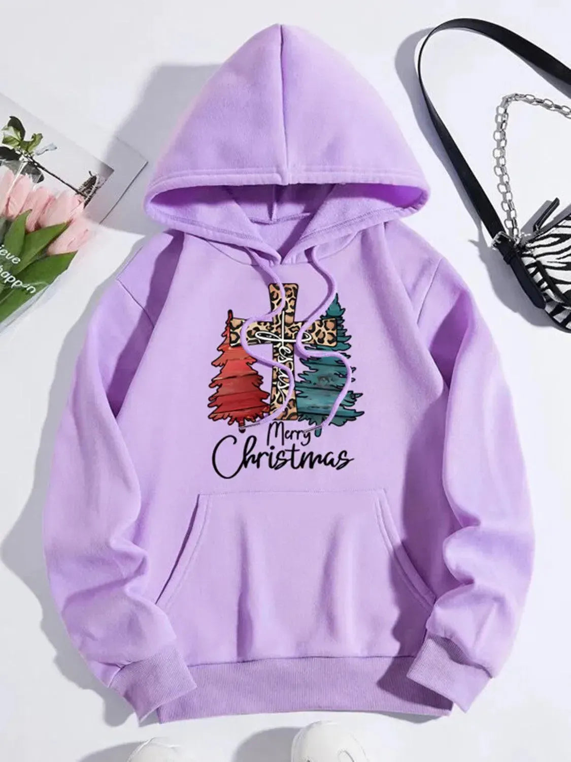 Bold Comfort: Graphic Drawstring Hoodies for Everyday Style-Sweat Shirts and Hoodies-Evelyns Fashion