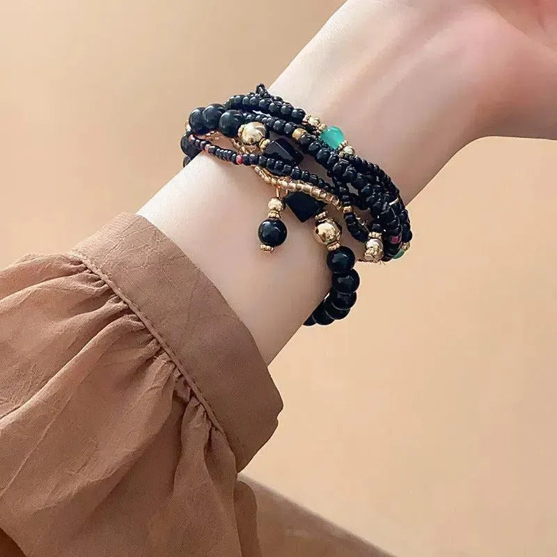 Chic Simplicity: Resin Rice Bead Bracelet-jewelry-Evelyns Fashion