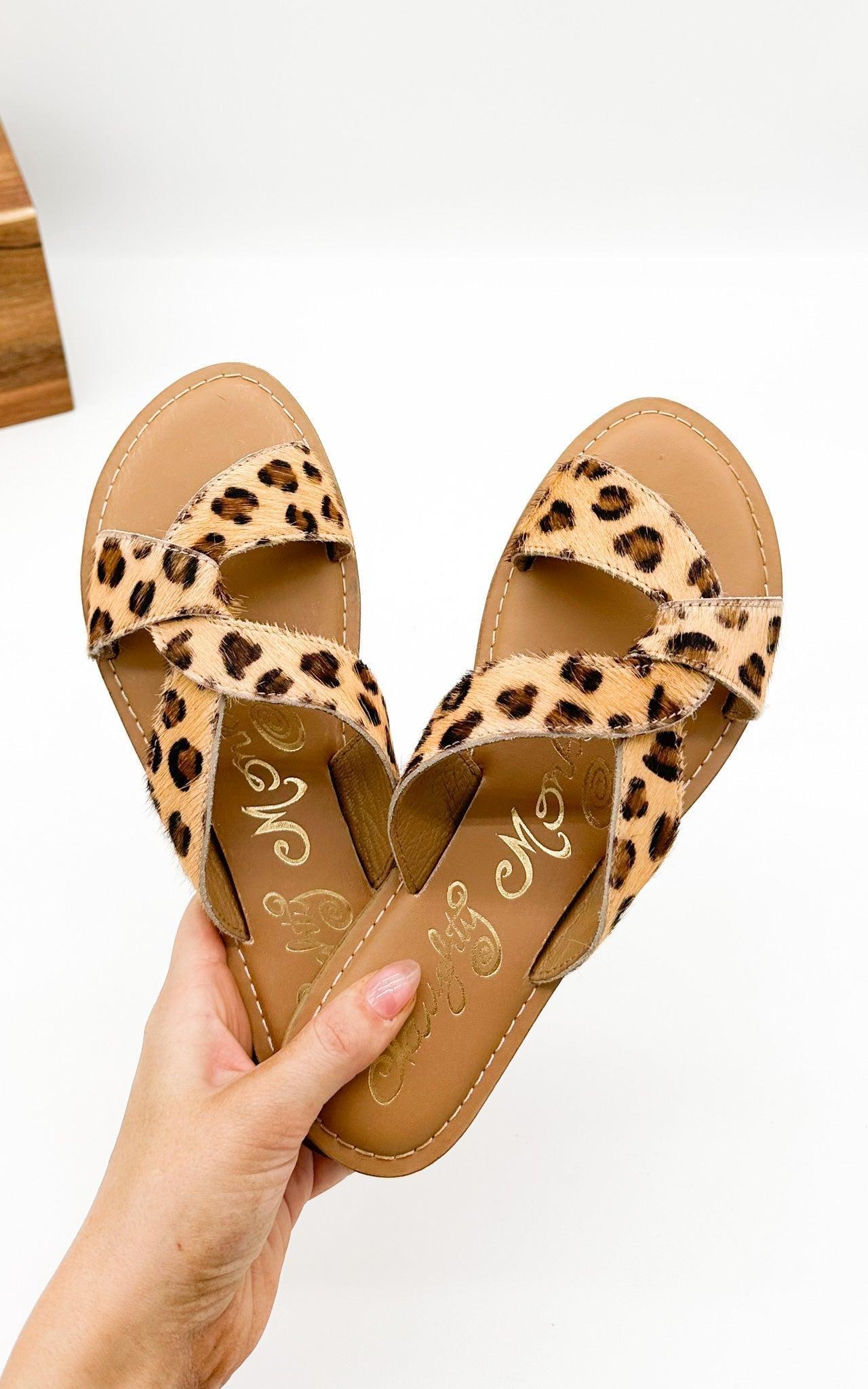 Conga Sandal in Leopard-Shoes-Evelyns Fashion
