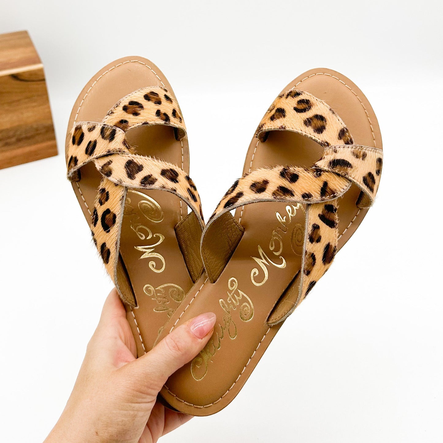 Conga Sandal in Leopard-Shoes-Evelyns Fashion