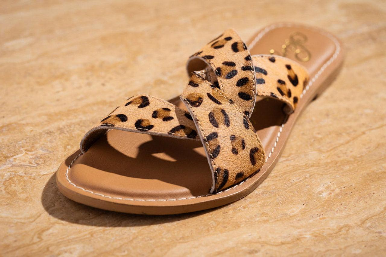 Conga Sandal in Leopard-Shoes-Evelyns Fashion