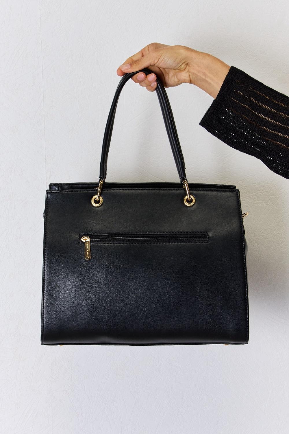 David Jones Leather Handbag-handbags-Evelyns Fashion