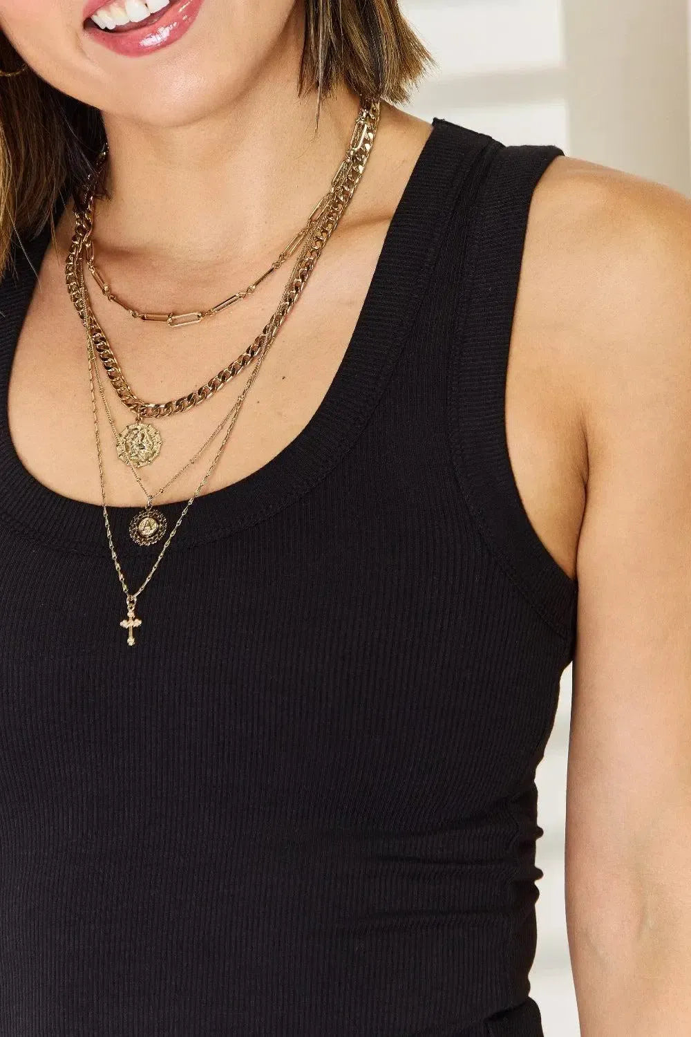 Discover Comfort: Zenana's Square Neck Racerback-Tank Tops-Evelyns Fashion