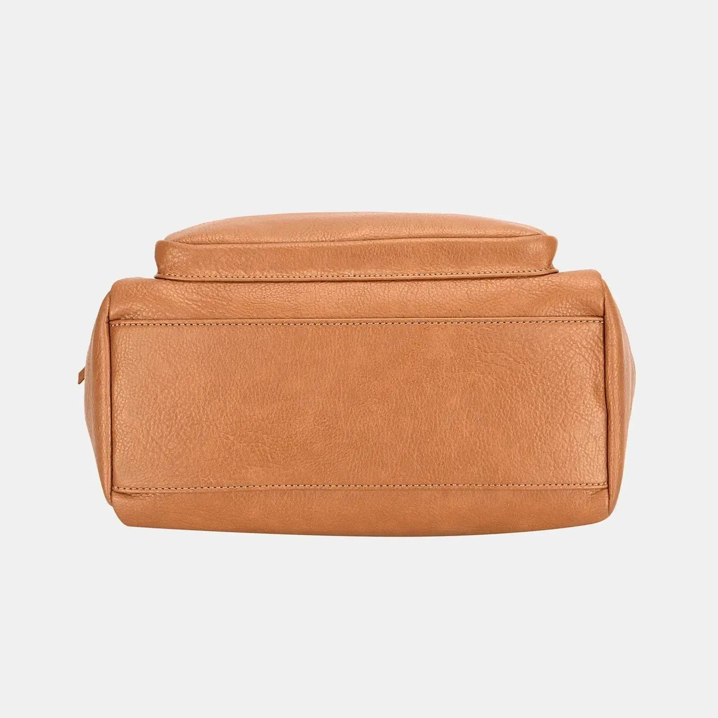 Eco-Friendly Elegance: Zipper PU Leather Handbag-handbags-Evelyns Fashion