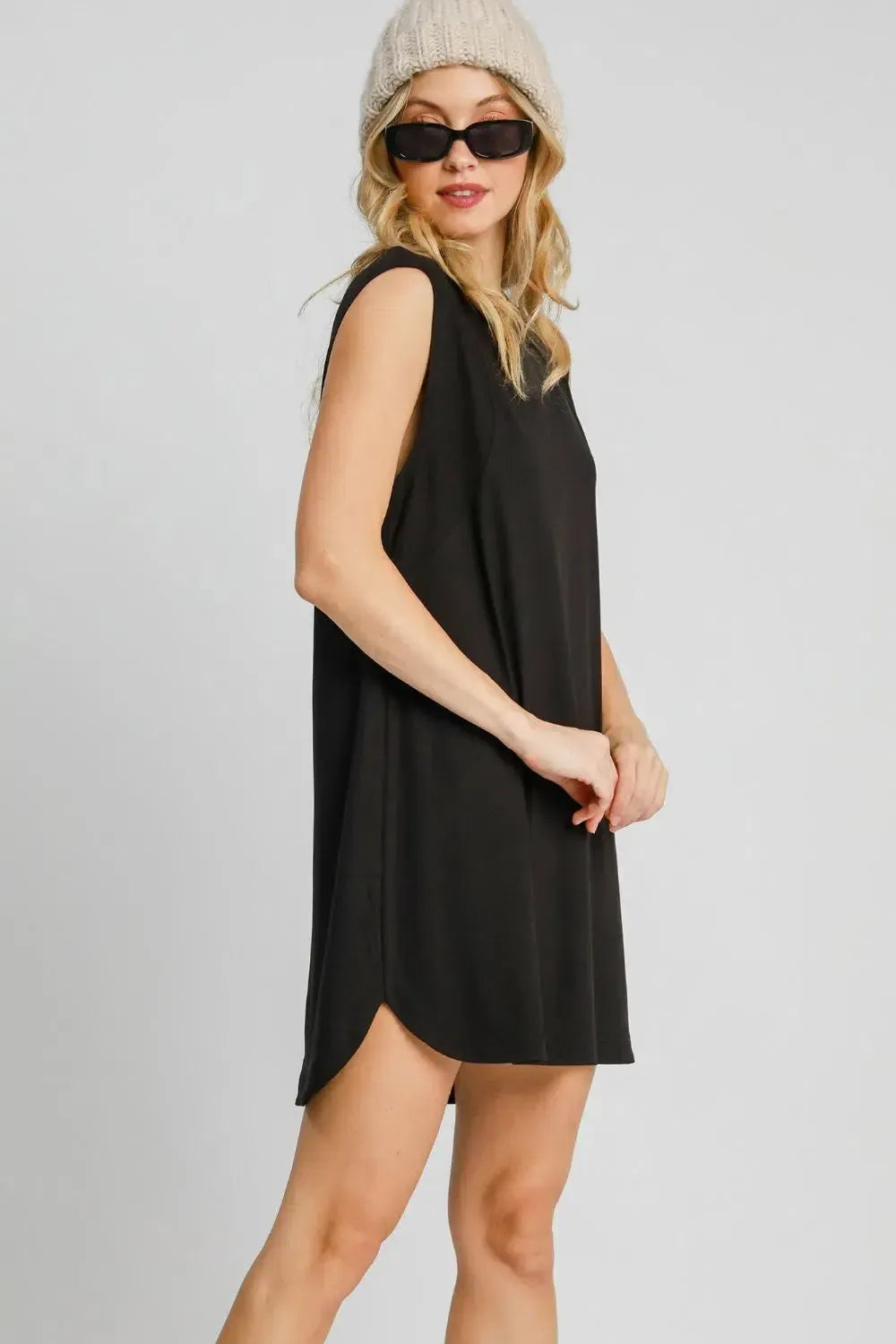 Effortless Style: The Round Neck Mini Dress-dresses-Evelyns Fashion