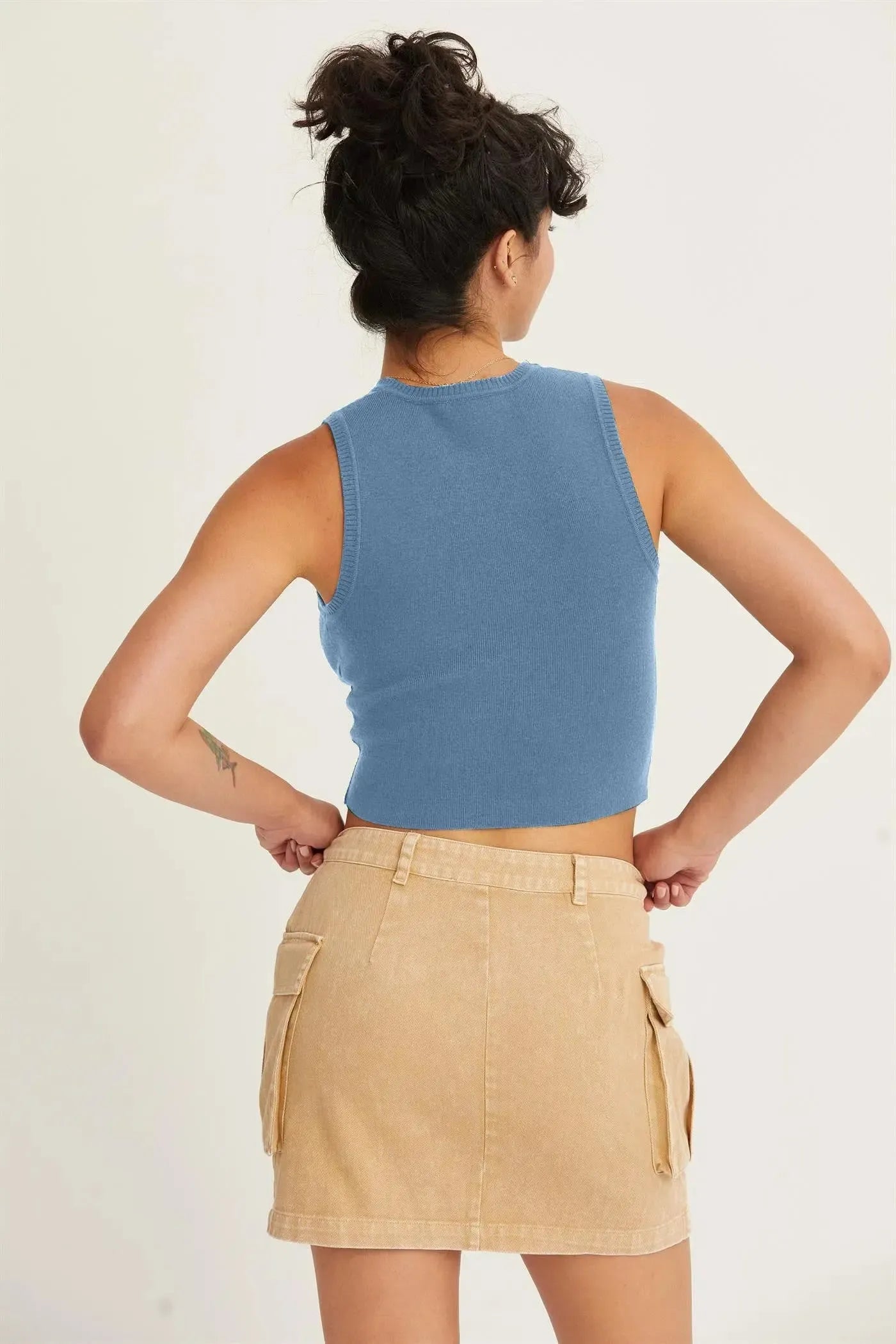 Elevate Your Style with HYFVE's Cropped Tank-Tank Tops-Evelyns Fashion