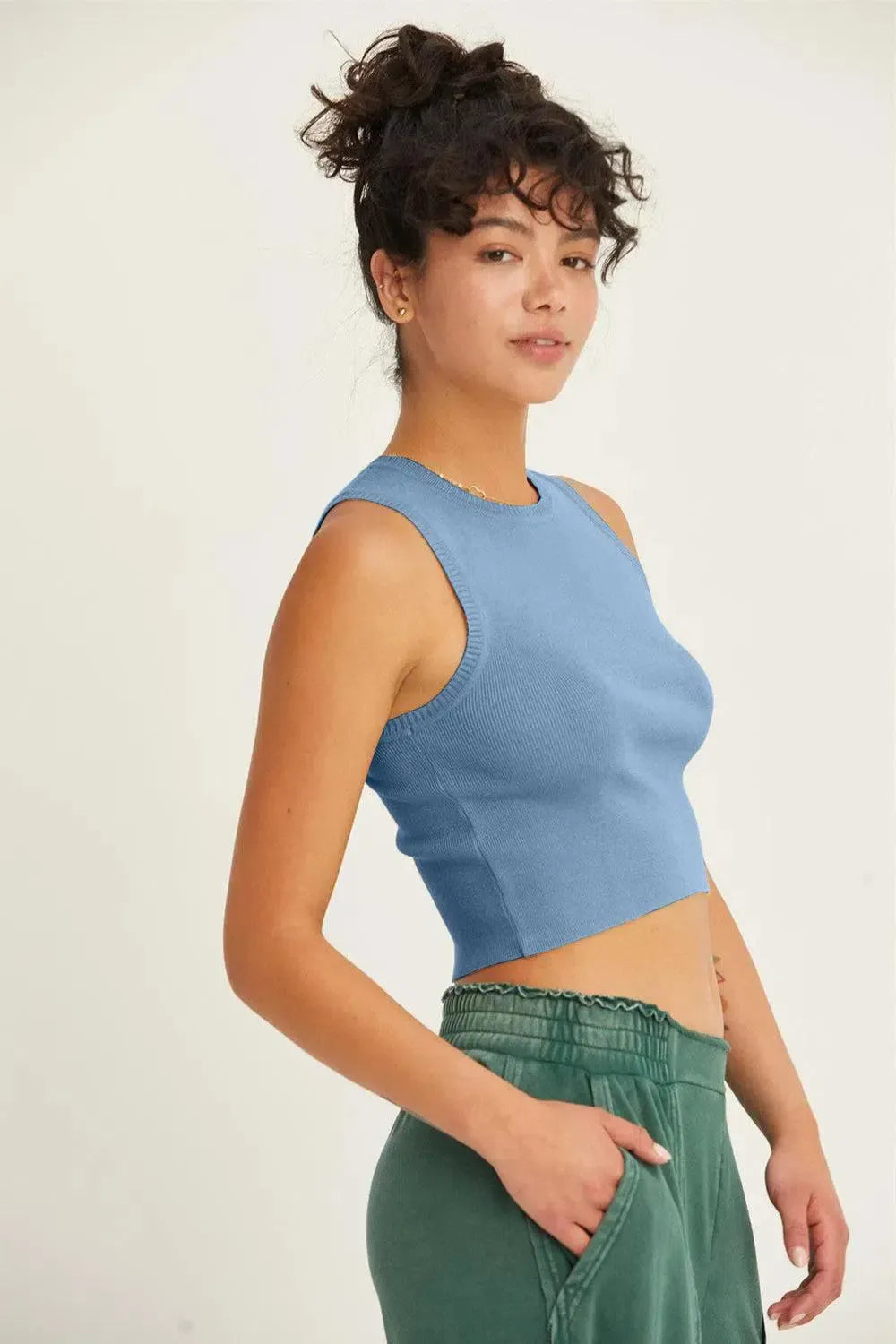 Elevate Your Style with HYFVE's Cropped Tank-Tank Tops-Evelyns Fashion