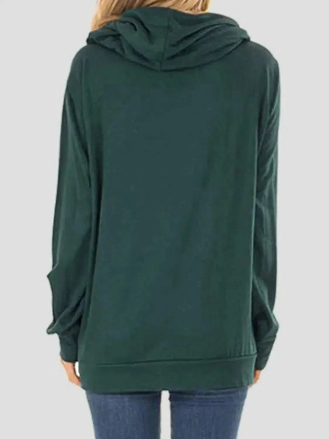 Express Your Style: Drawstring Hoodie with Letter Graphic Prints-Sweat Shirts and Hoodies-Evelyns Fashion