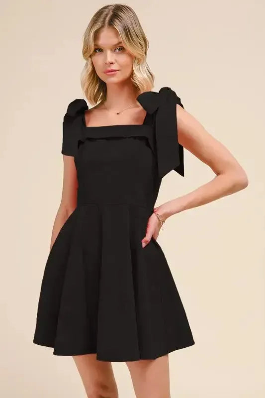 Fit and Flare Dress-Apparel & Accessories-Evelyns Fashion