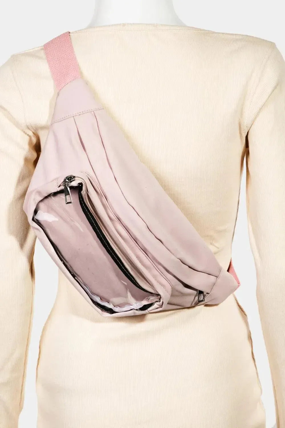 Hands-Free Convenience: Adjustable Strap Sling Bag-handbags-Evelyns Fashion