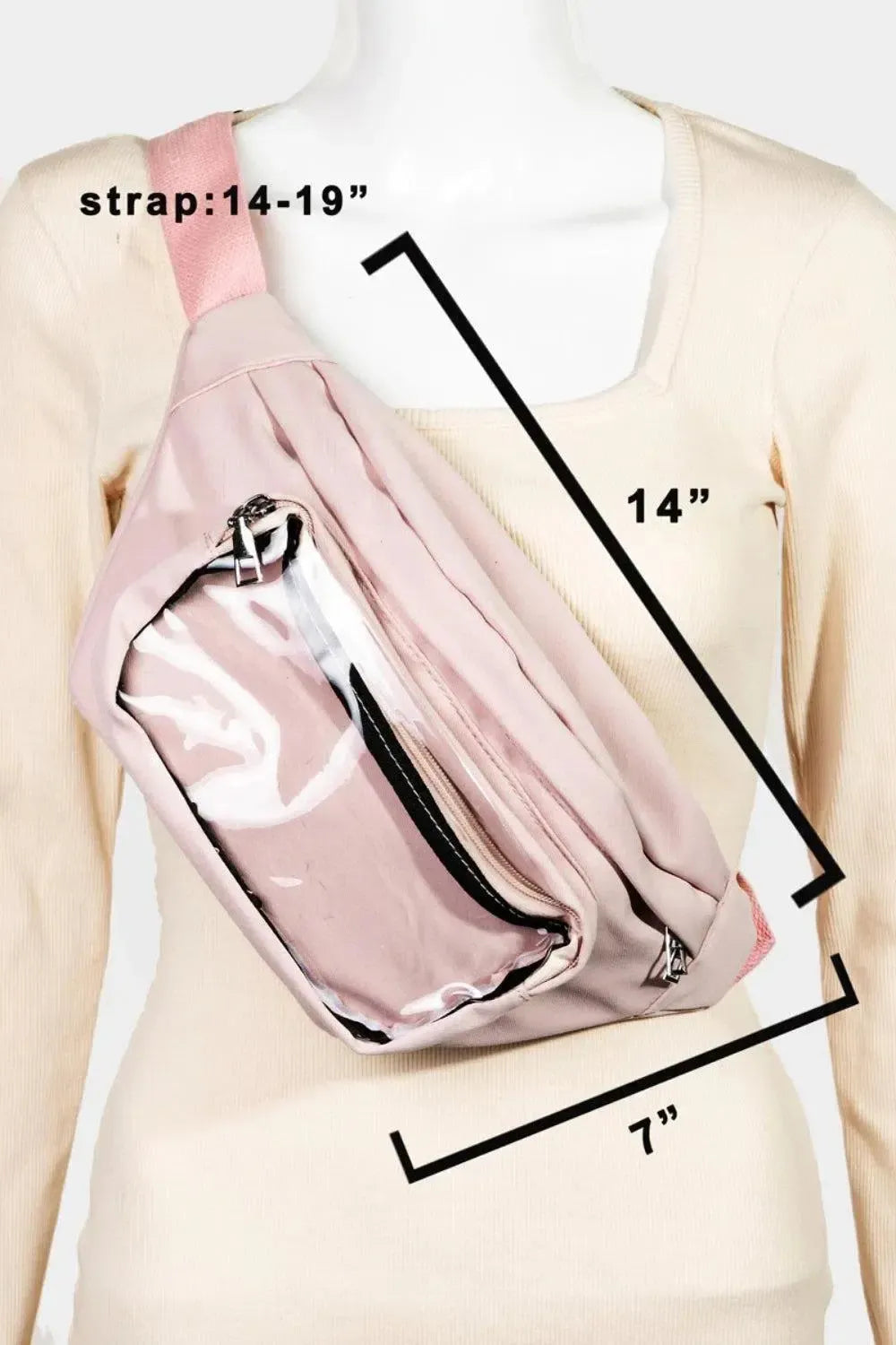 Hands-Free Convenience: Adjustable Strap Sling Bag-handbags-Evelyns Fashion
