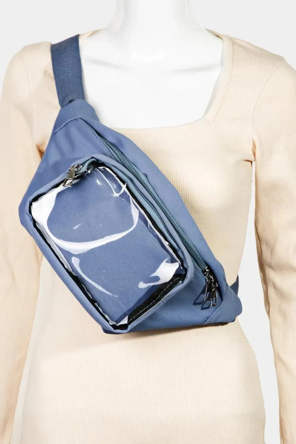 Hands-Free Convenience: Adjustable Strap Sling Bag-handbags-Evelyns Fashion