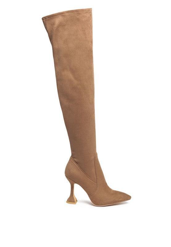 OVER THE KNEE HIGH HEELED BOOTS-BOOTS-Evelyns Fashion