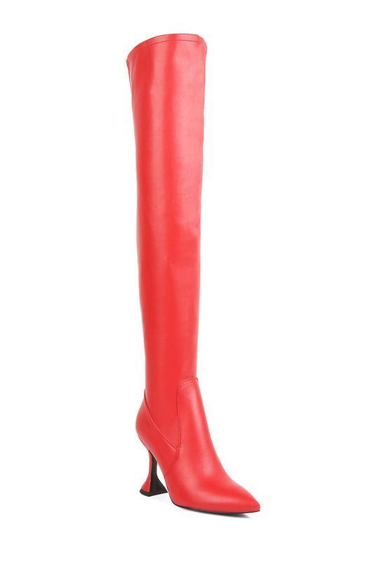 OVER THE KNEE HIGH HEELED BOOTS-BOOTS-Evelyns Fashion