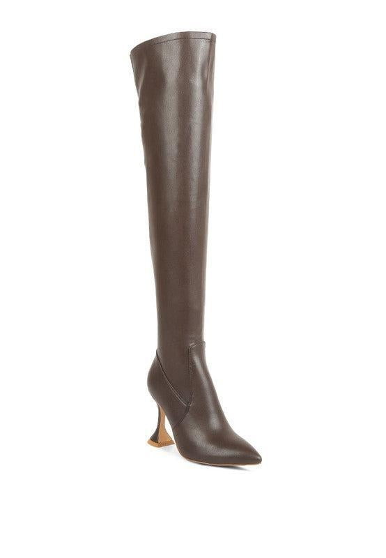 OVER THE KNEE HIGH HEELED BOOTS-BOOTS-Evelyns Fashion