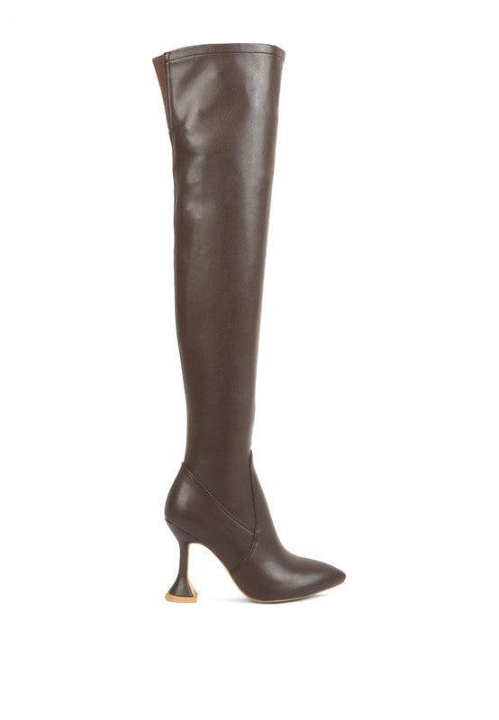 OVER THE KNEE HIGH HEELED BOOTS-BOOTS-Evelyns Fashion