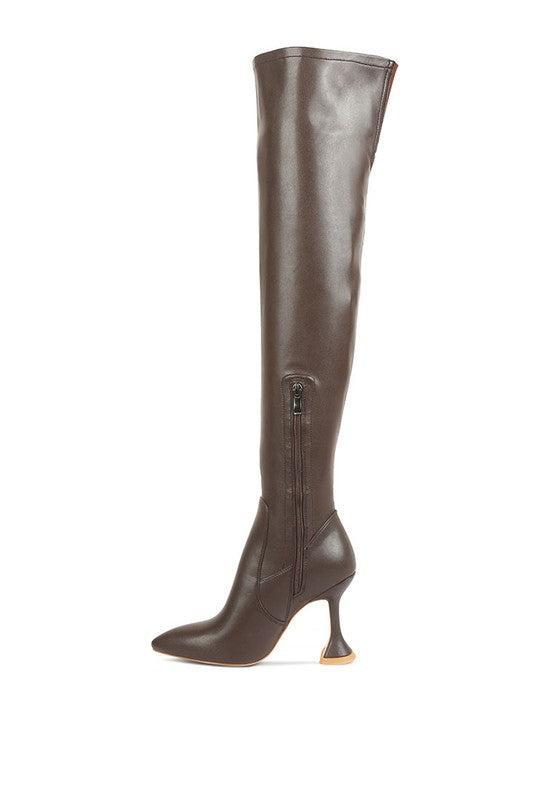 OVER THE KNEE HIGH HEELED BOOTS-BOOTS-Evelyns Fashion