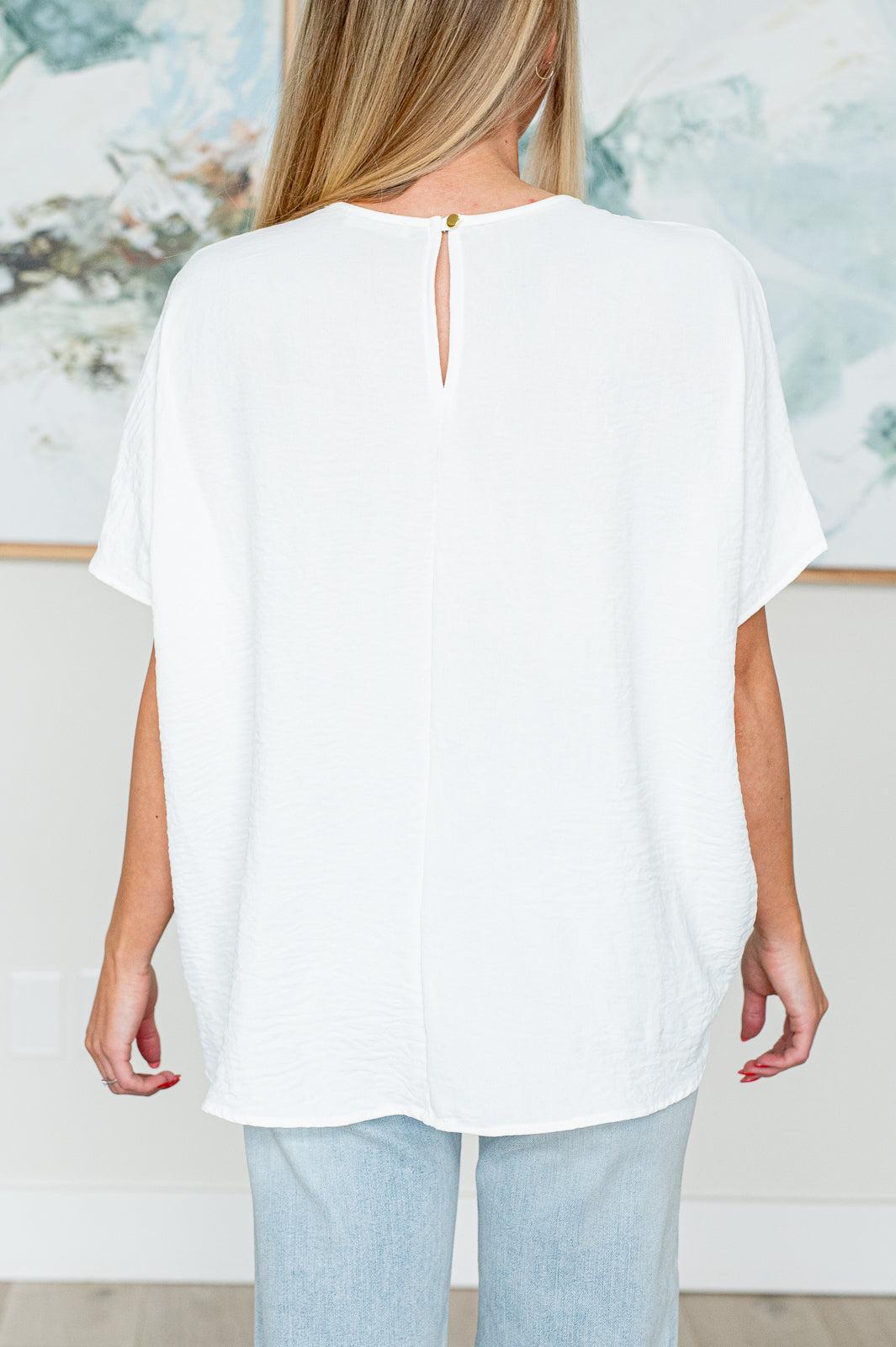 Pleat Detail Top – Soft, Feminine & Flattering Everyday Style-Tops-Evelyns Fashion