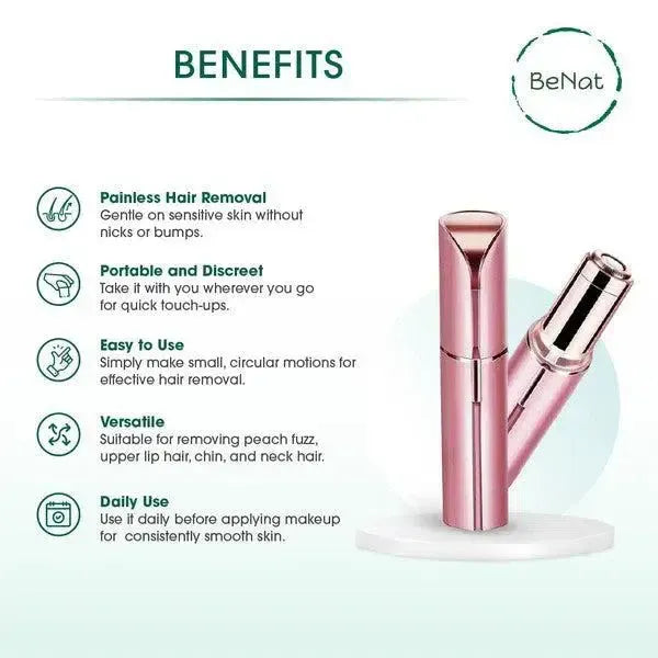 Rechargeable Facial Hair Remover-beauty products-Evelyns Fashion