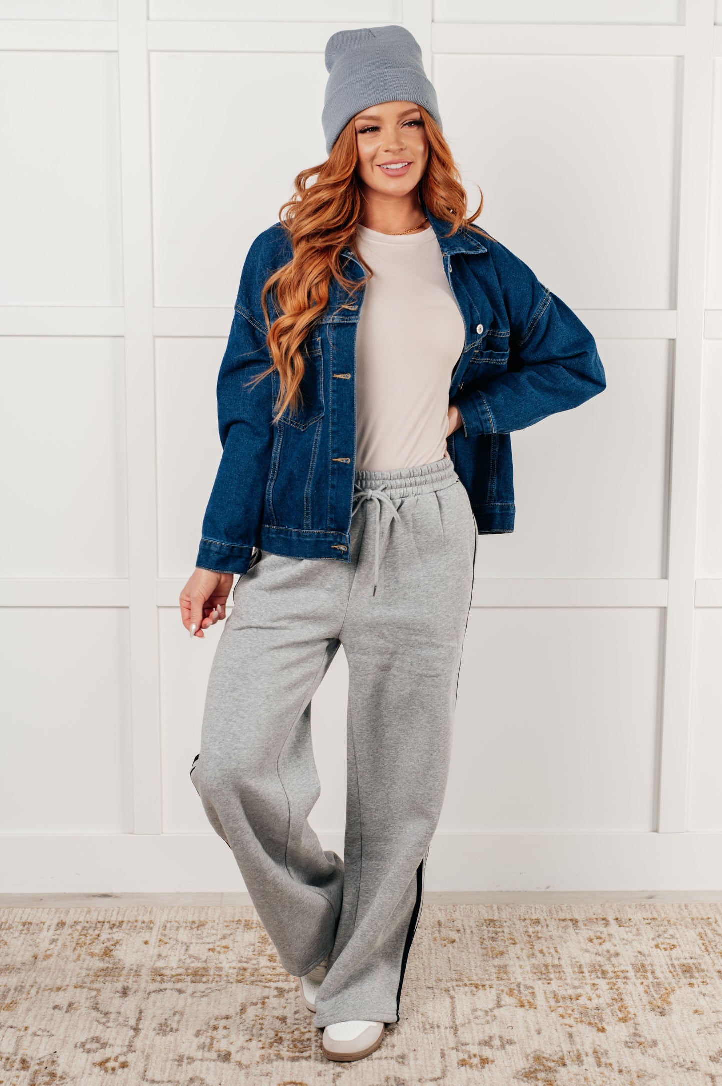 Relaxed Cool: Have We Met Oversized Denim Jacket-Denim-Evelyns Fashion