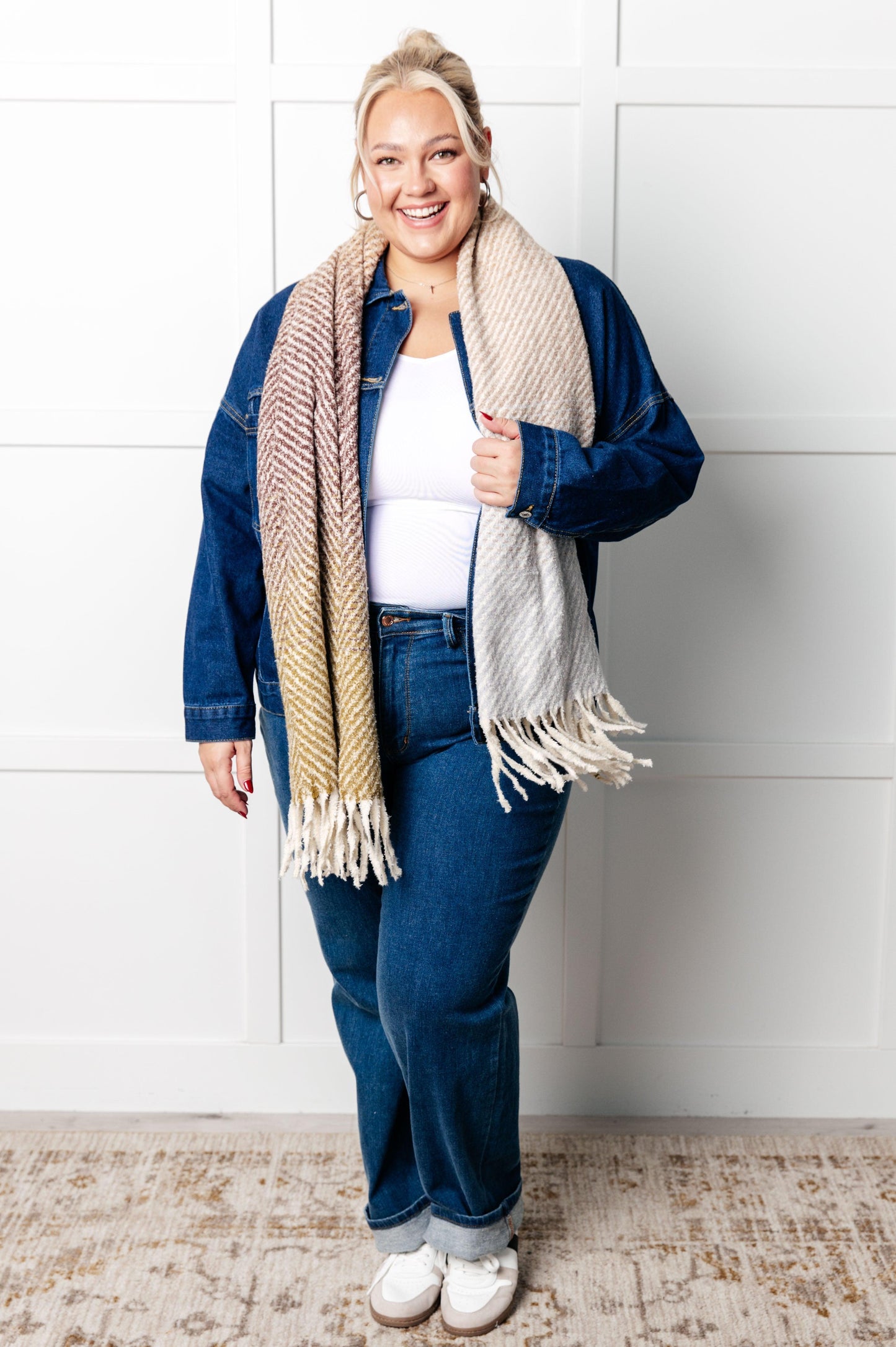Relaxed Cool: Have We Met Oversized Denim Jacket-Denim-Evelyns Fashion