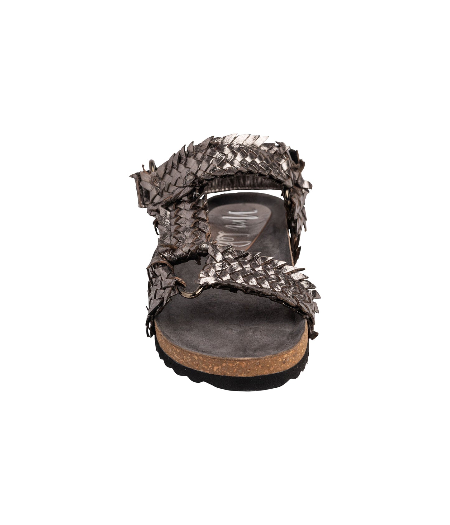 River Dance Woven Sandal – Pewter, Sleek & Summer-Ready-Shoes-Evelyns Fashion