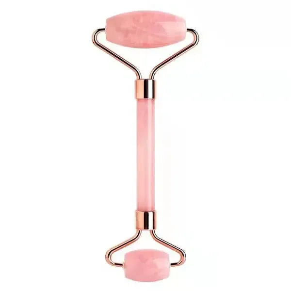 Rose Quartz Face Roller-beauty products-Evelyns Fashion