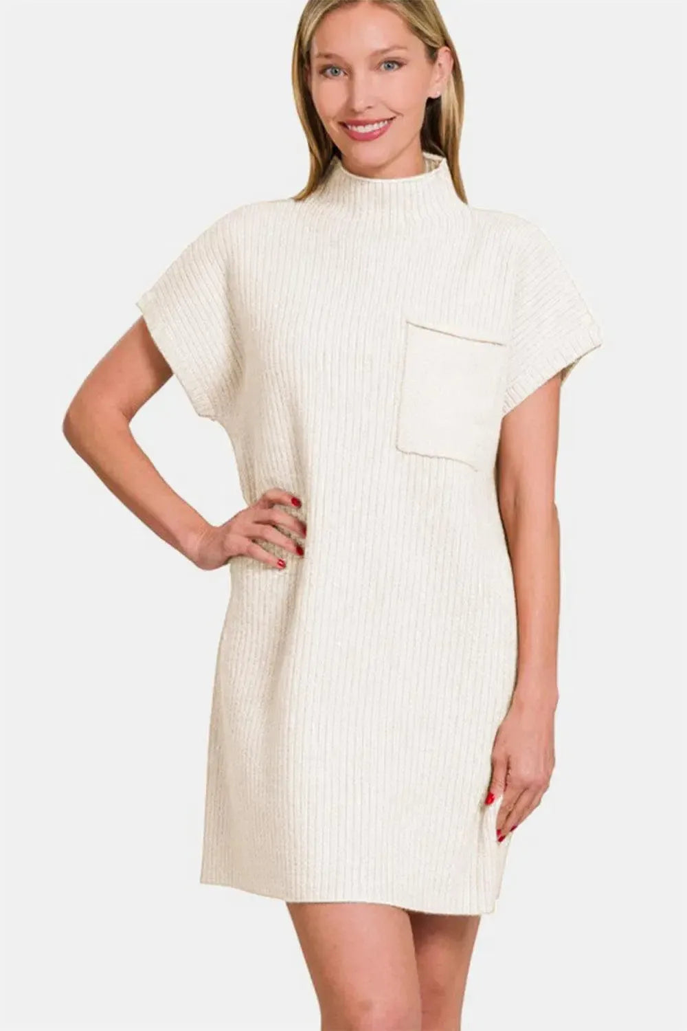 Short Sleeve Mini Dresses-dresses-Evelyns Fashion