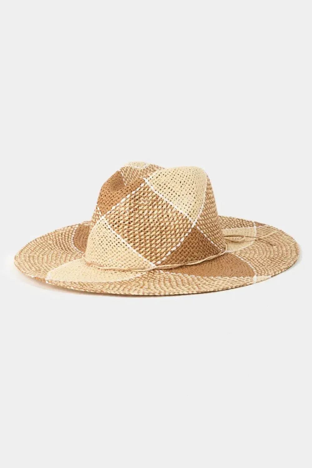 Stay Chic & Cool: Straw Braid Hat for Every Occasion-Womens Hats-Evelyns Fashion