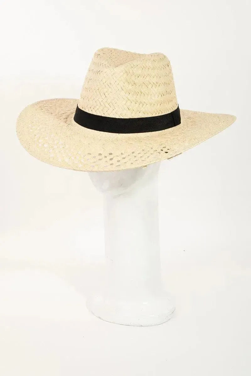 Stay Stylish & Sun-Safe: Straw Sun Hat for Every Occasion-Womens Hats-Evelyns Fashion