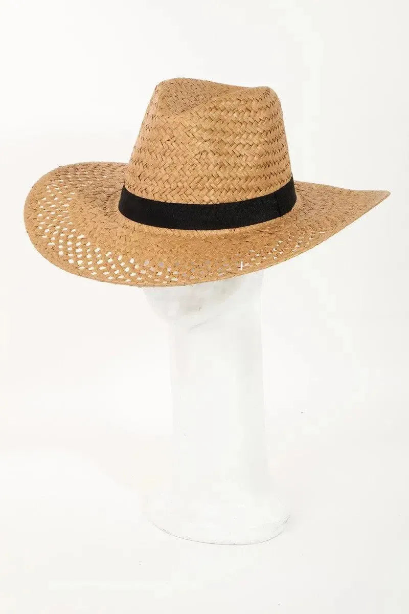 Stay Stylish & Sun-Safe: Straw Sun Hat for Every Occasion-Womens Hats-Evelyns Fashion