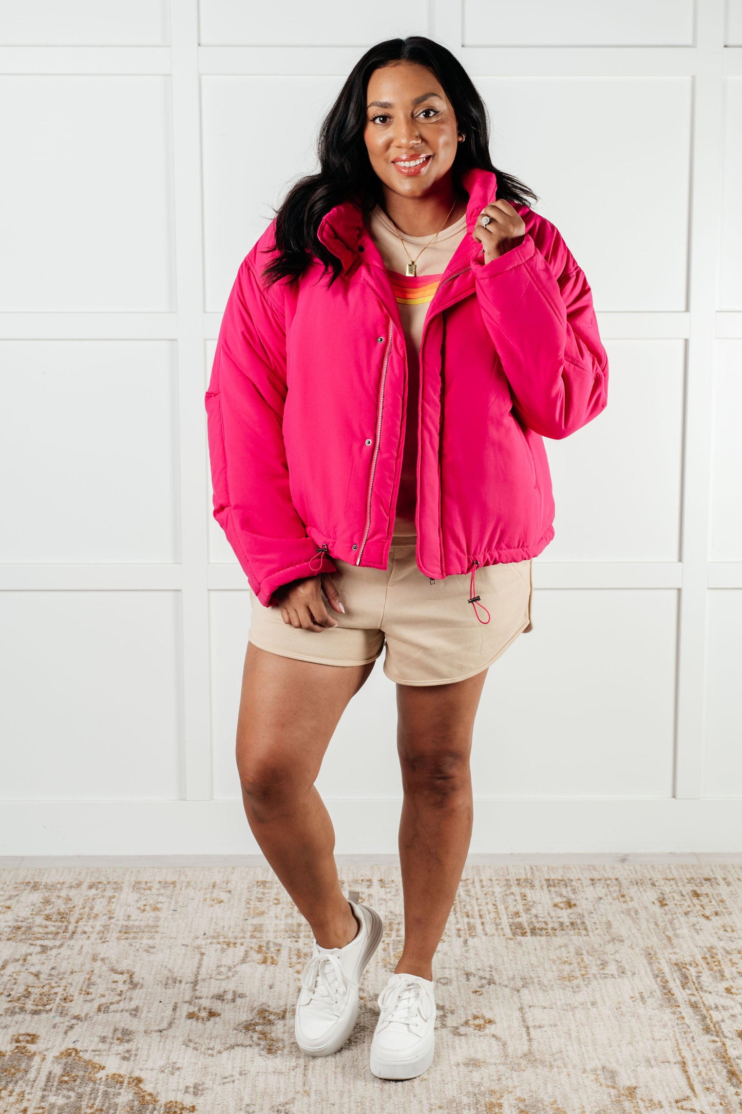 Stay Warm & Chic: Warm Regards Puffer Jacket-Layers-Evelyns Fashion