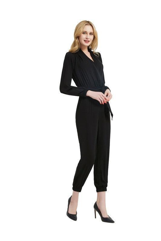 Stylish Black Jumpsuit-jumpsuits-Evelyns Fashion