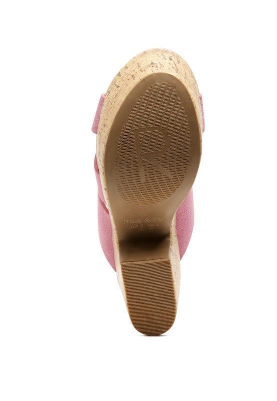 SUEDE SLIP-ON SANDAL-Shoes-Evelyns Fashion