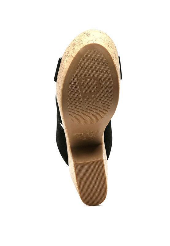 SUEDE SLIP-ON SANDAL-Shoes-Evelyns Fashion